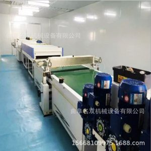 涂裝機_瓷磚均勻上漆淋涂機木工機械UV固化淋涂機生產線上門安裝調試